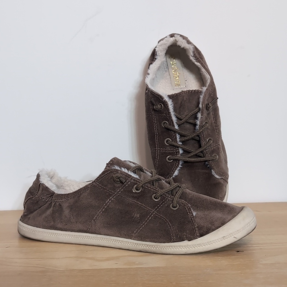 Madden Girl Fuzzy Lined Rubber Sole Slippers Casual Shoes